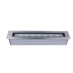 PROJECTEUR JARDIN 50CM 9W BLANC FROID 6000K INOX 304 IP67